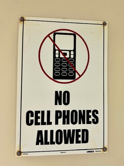 No Cell Phones